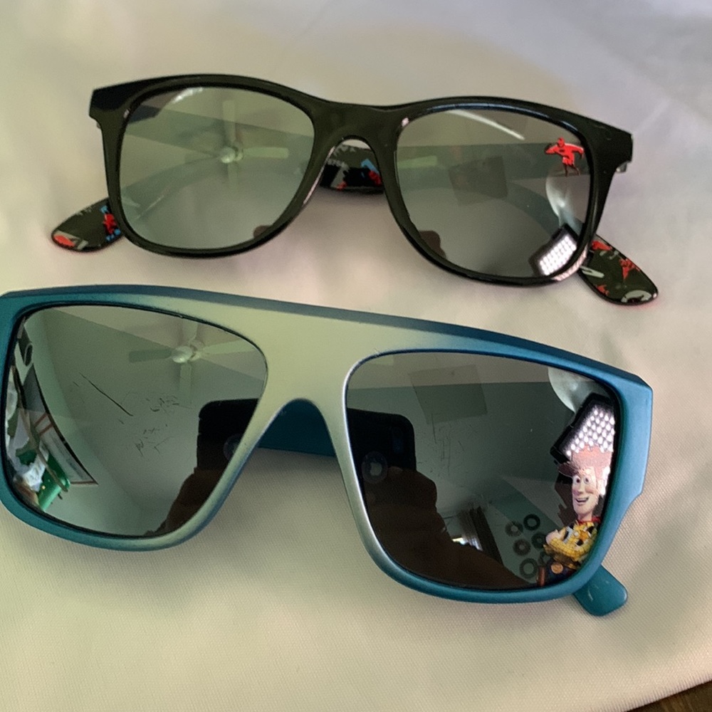 Disney Pixar Boys Sunglasses Incredibles & Toy Story Woody Lot of 2